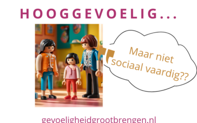 Hooggevoelig maar niet sociaal vaardig